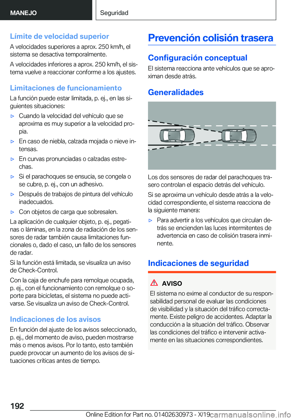 BMW 2 SERIES GRAN COUPE 2020  Manuales de Empleo (in Spanish) �L�
