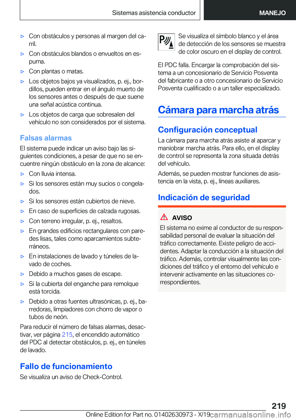 BMW 2 SERIES GRAN COUPE 2020  Manuales de Empleo (in Spanish) x�C�o�n��o�b�s�t�