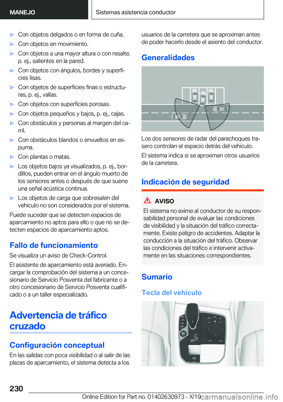 BMW 2 SERIES GRAN COUPE 2020  Manuales de Empleo (in Spanish) x�C�o�n��o�b�j�e�t�o�s��d�e�l�g�a�d�o�s��o��e�n��f�o�r�m�a��d�e��c�u�