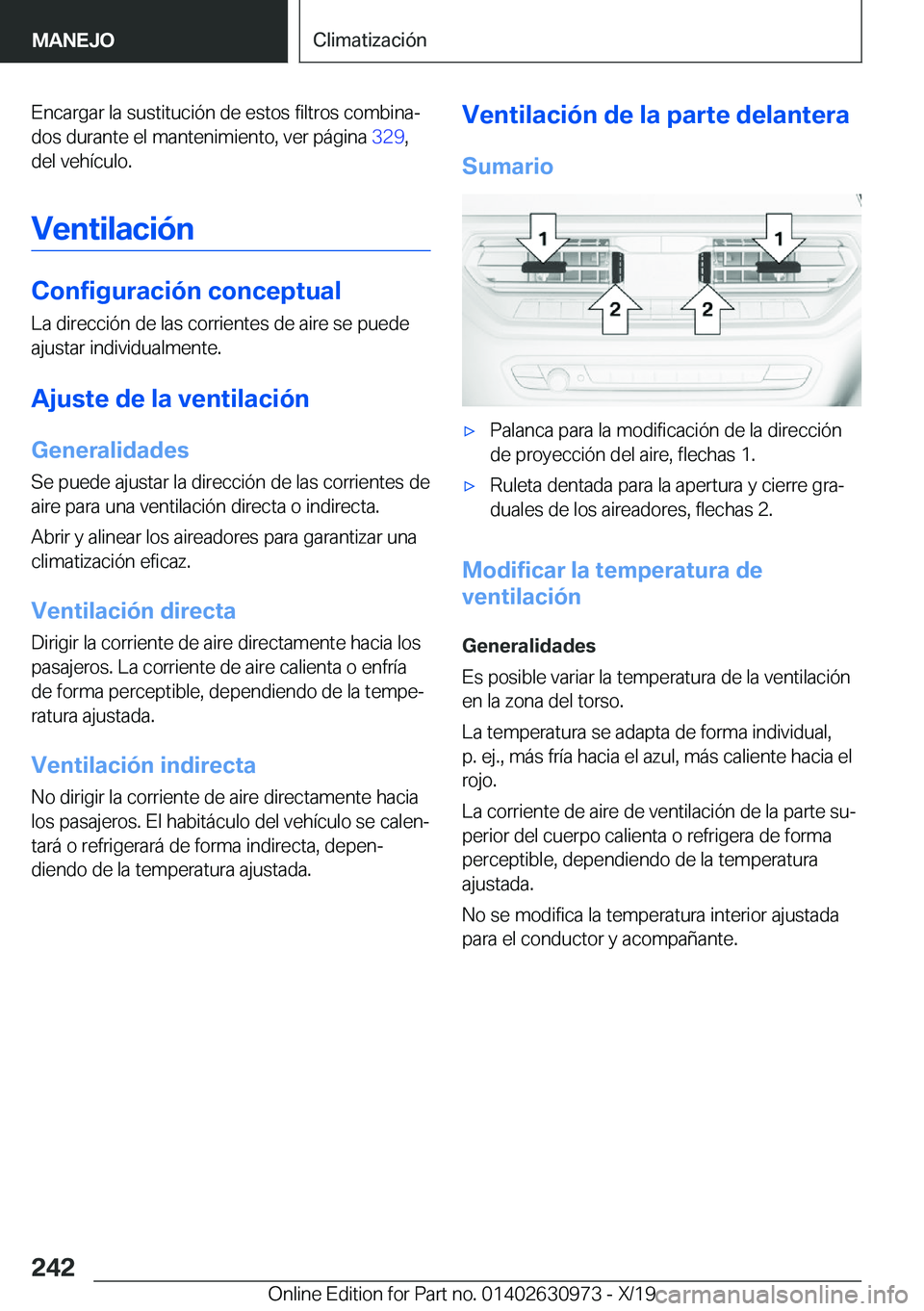 BMW 2 SERIES GRAN COUPE 2020  Manuales de Empleo (in Spanish) �E�n�c�a�r�g�a�r��l�a��s�u�s�t�i�t�u�c�i�