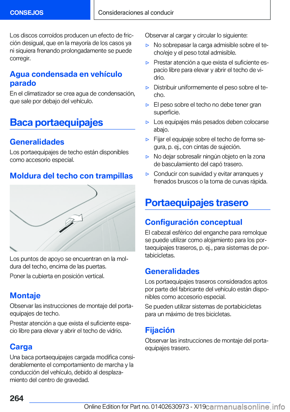 BMW 2 SERIES GRAN COUPE 2020  Manuales de Empleo (in Spanish) �L�o�s��d�i�s�c�o�s��c�o�r�r�o�