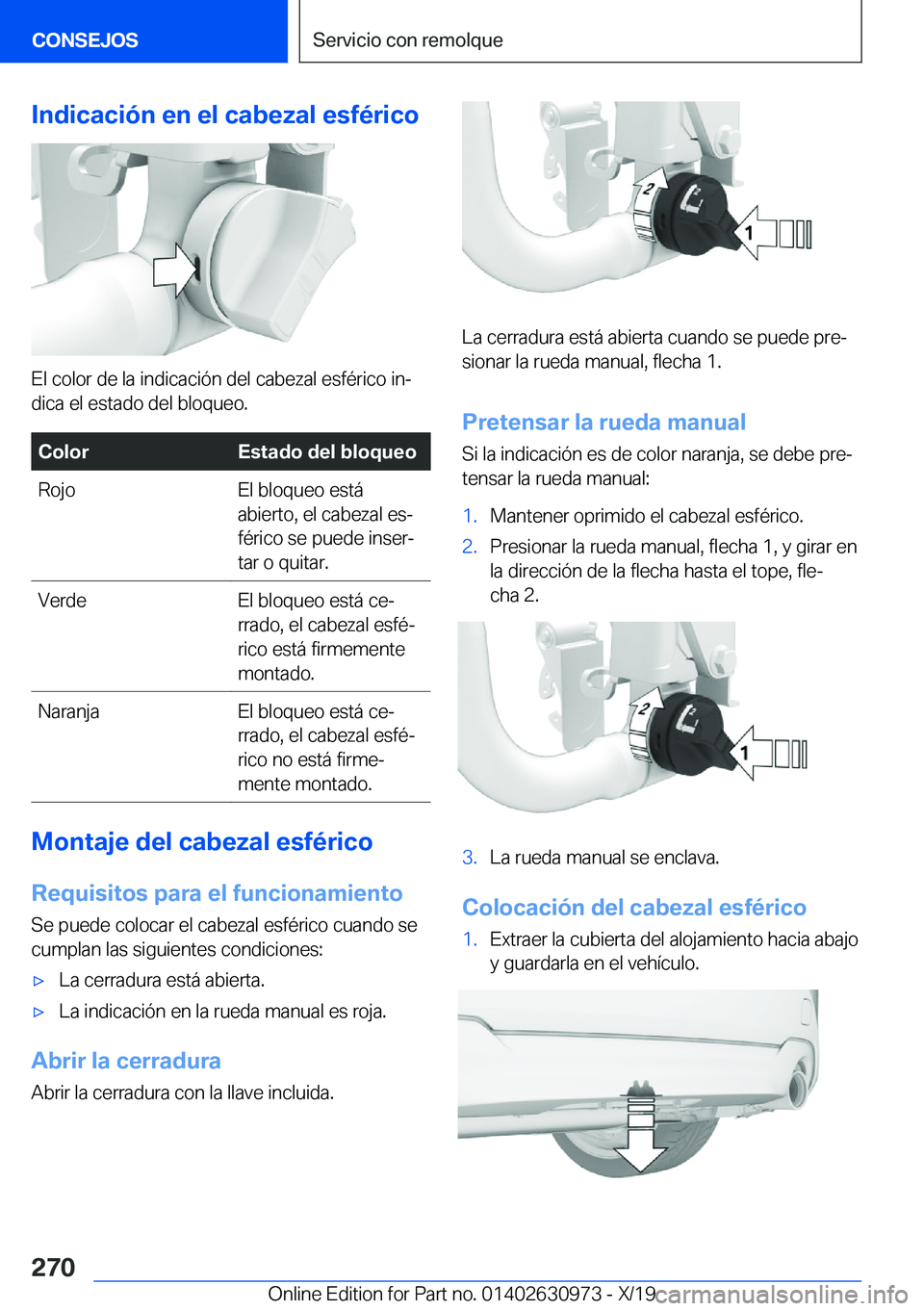 BMW 2 SERIES GRAN COUPE 2020  Manuales de Empleo (in Spanish) �I�n�d�i�c�a�c�i�