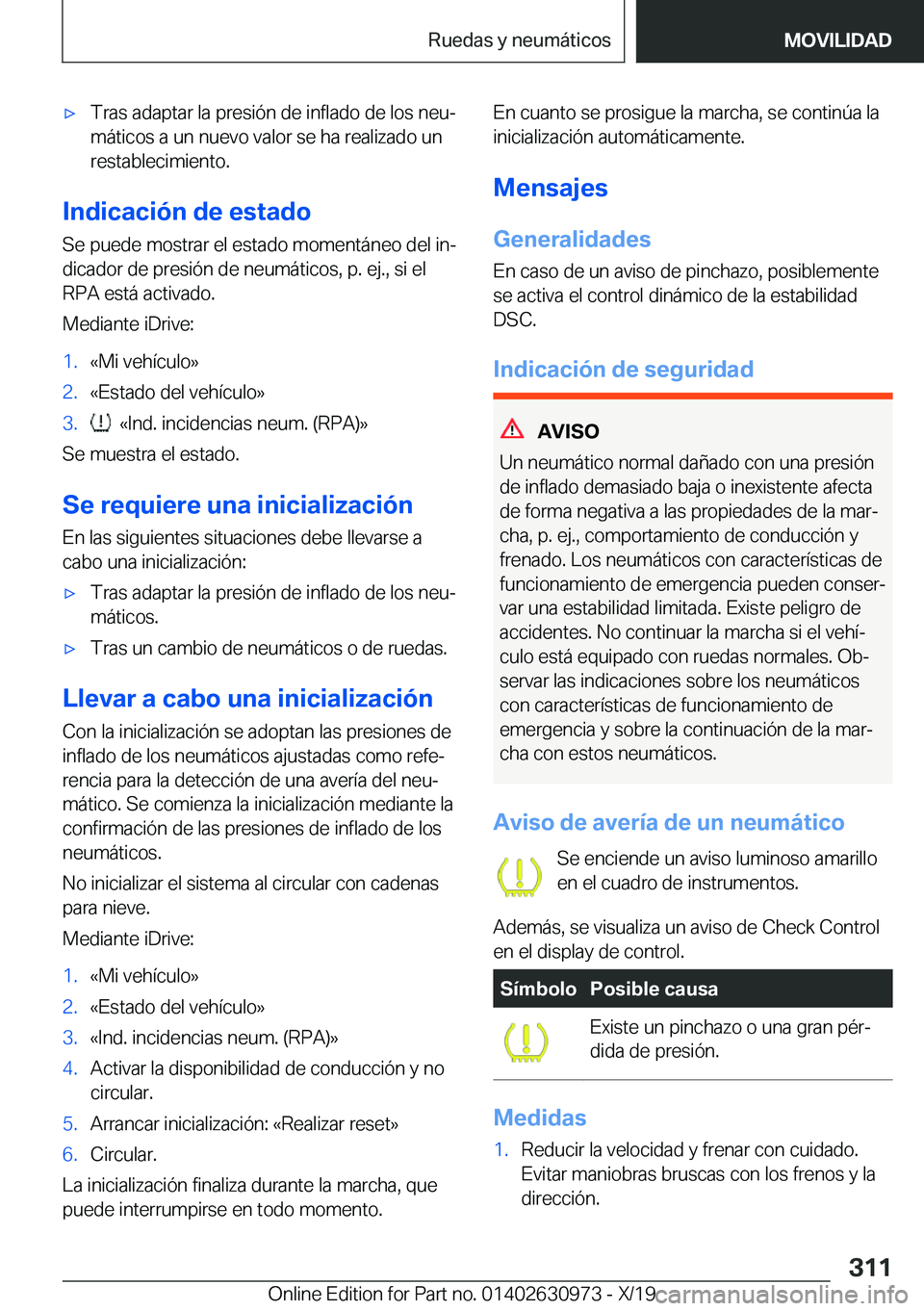 BMW 2 SERIES GRAN COUPE 2020  Manuales de Empleo (in Spanish) x�T�r�a�s��a�d�a�p�t�a�r��l�a��p�r�e�s�i�
