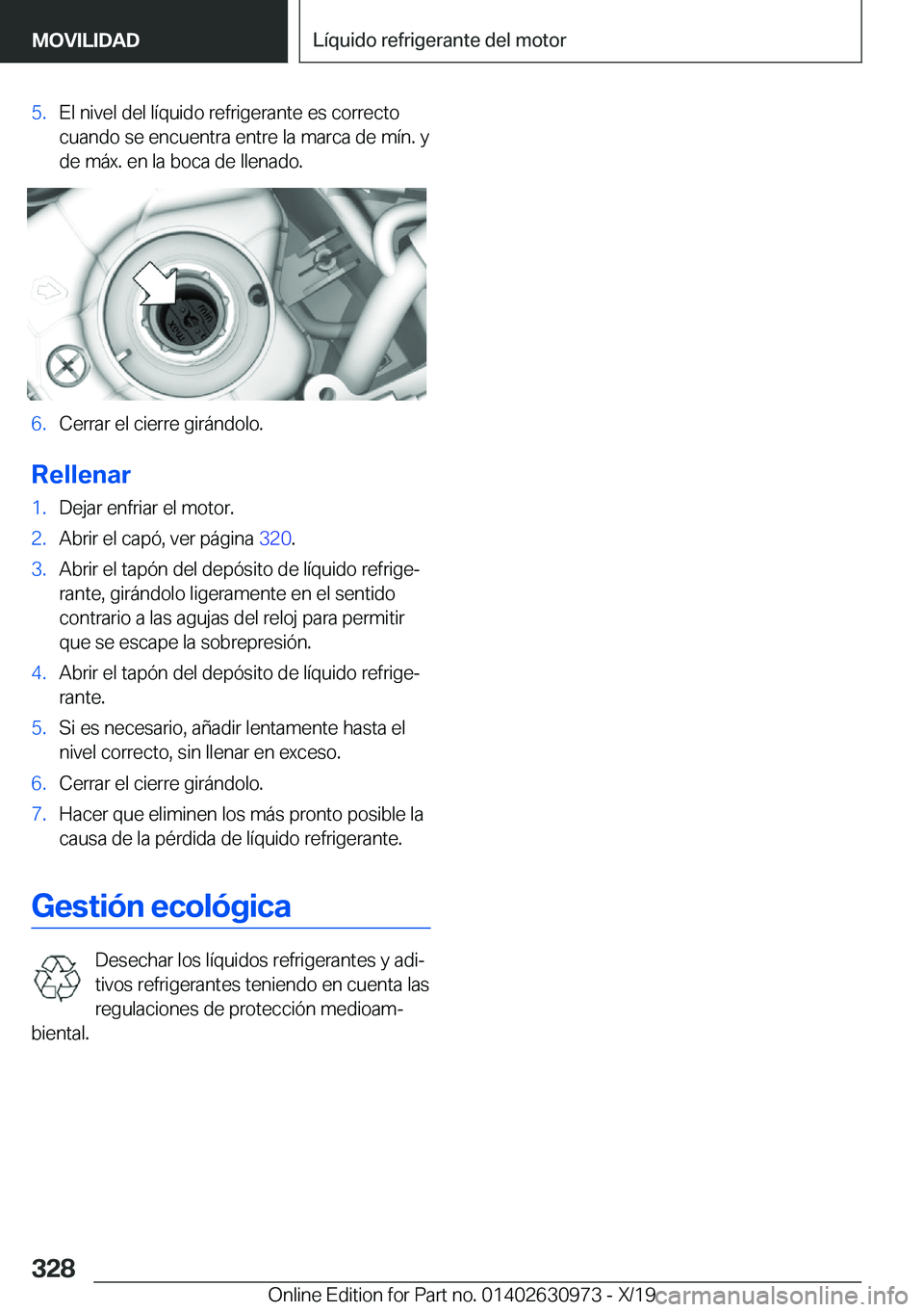 BMW 2 SERIES GRAN COUPE 2020  Manuales de Empleo (in Spanish) �5�.�E�l��n�i�v�e�l��d�e�l��l�