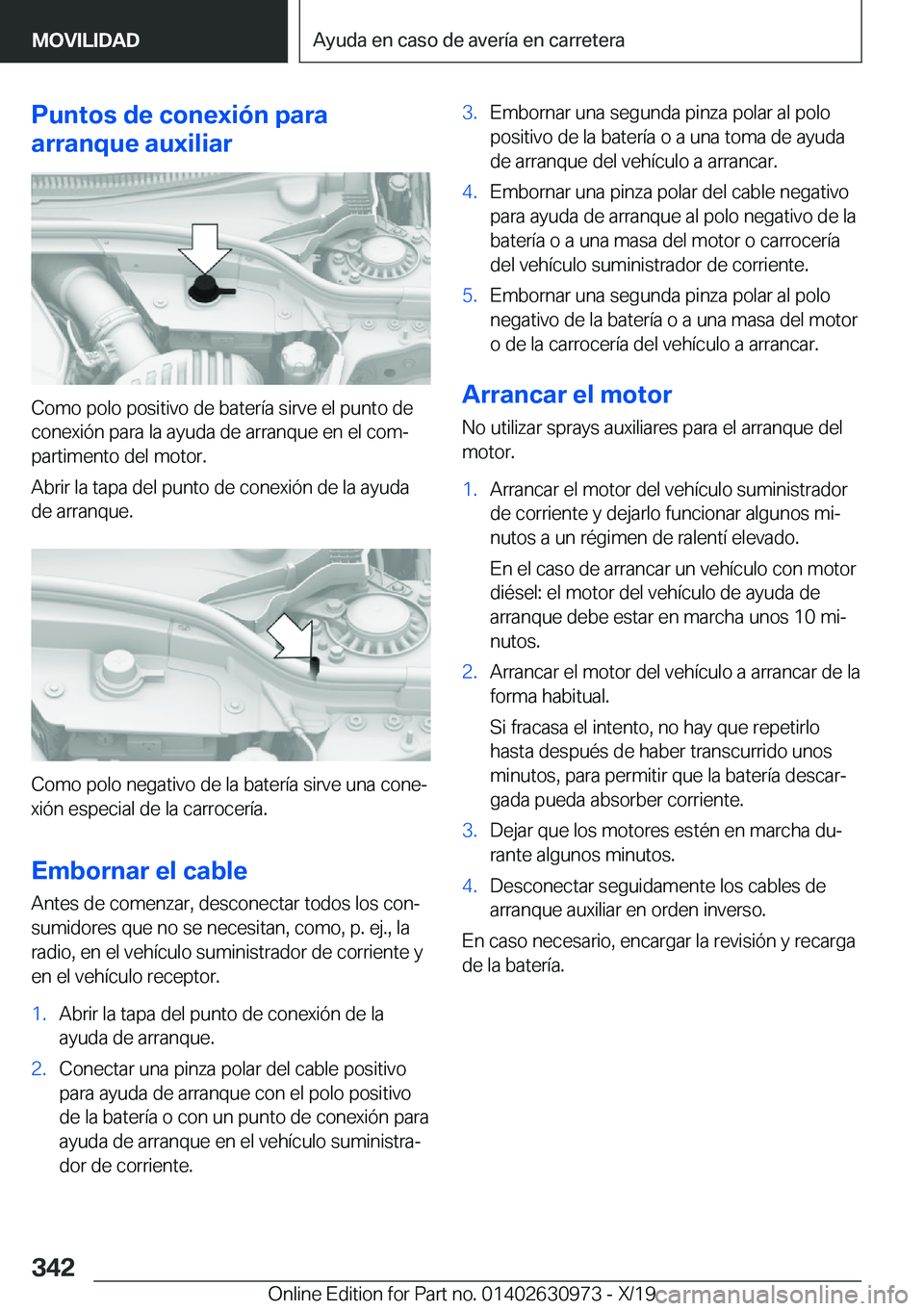 BMW 2 SERIES GRAN COUPE 2020  Manuales de Empleo (in Spanish) �P�u�n�t�o�s��d�e��c�o�n�e�x�i�