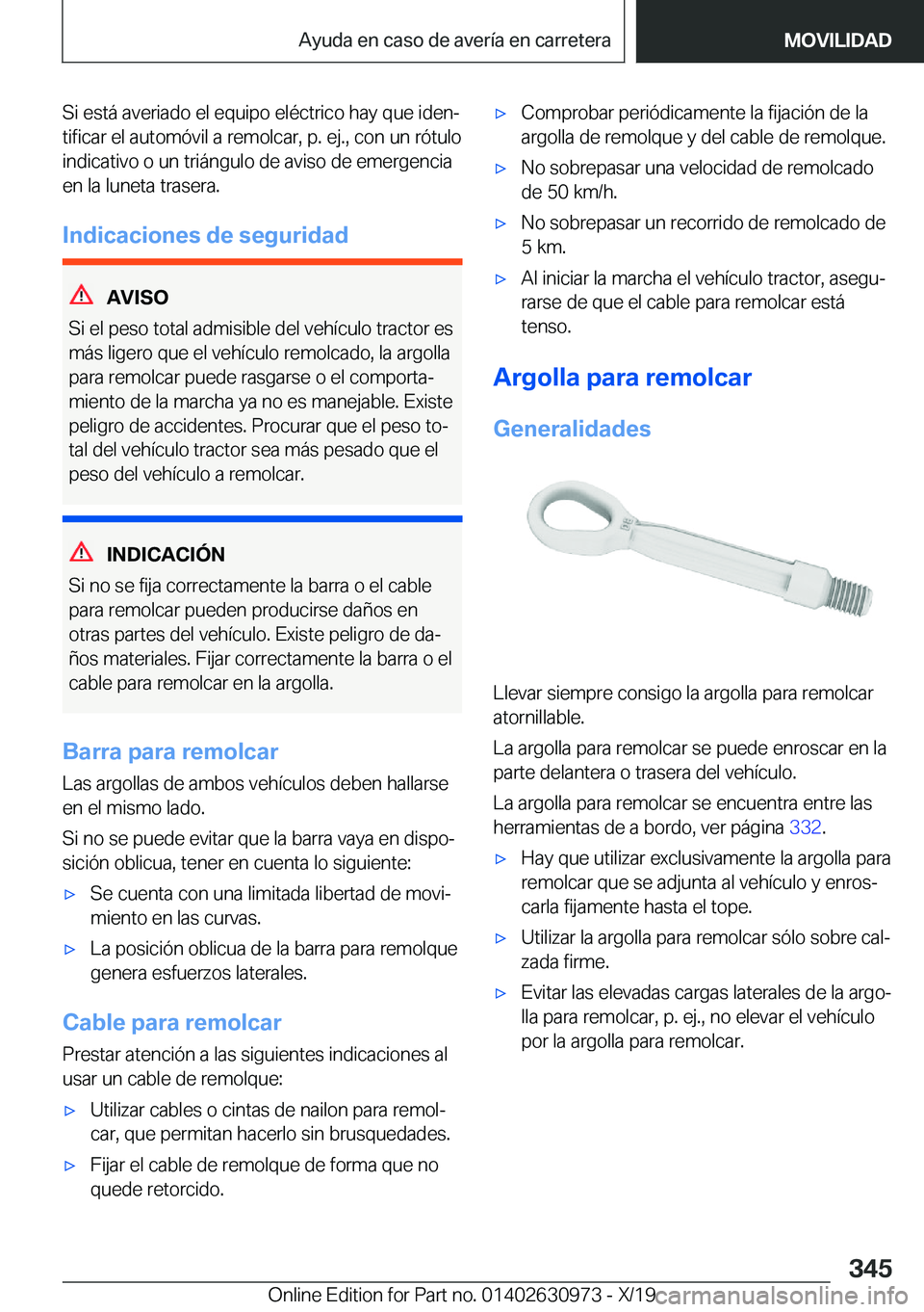 BMW 2 SERIES GRAN COUPE 2020  Manuales de Empleo (in Spanish) �S�i��e�s�t�