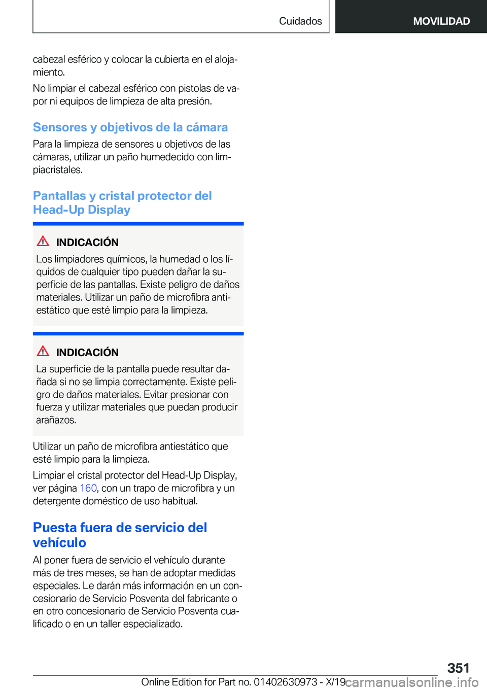 BMW 2 SERIES GRAN COUPE 2020  Manuales de Empleo (in Spanish) �c�a�b�e�z�a�l��e�s�f�