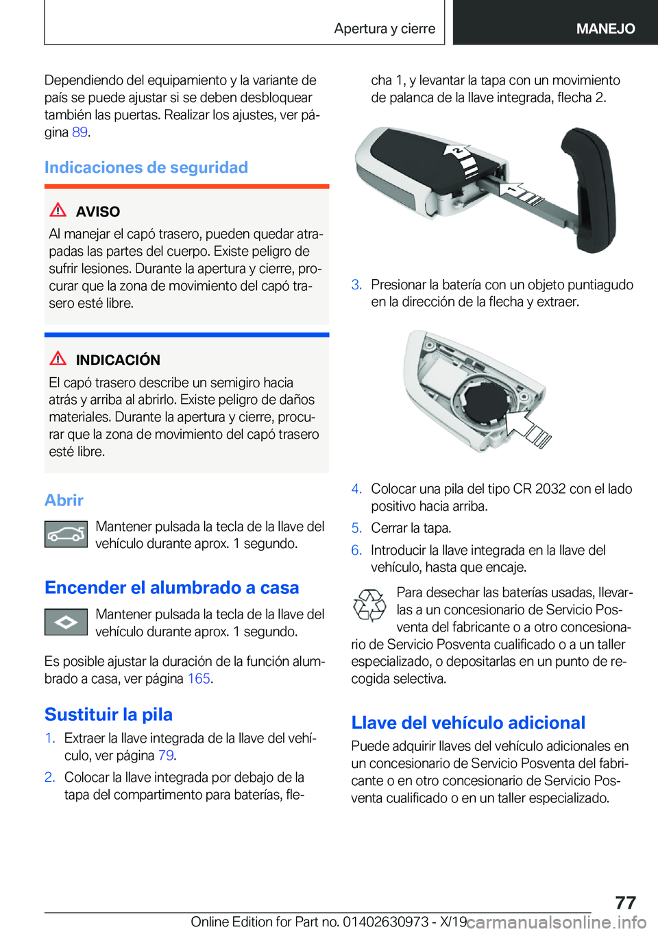 BMW 2 SERIES GRAN COUPE 2020  Manuales de Empleo (in Spanish) �D�e�p�e�n�d�i�e�n�d�o��d�e�l��e�q�u�i�p�a�m�i�e�n�t�o��y��l�a��v�a�r�i�a�n�t�e��d�e�p�a�