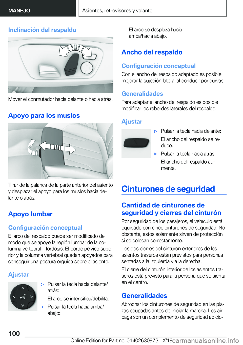BMW 2 SERIES GRAN COUPE 2020  Manuales de Empleo (in Spanish) �I�n�c�l�i�n�a�c�i�