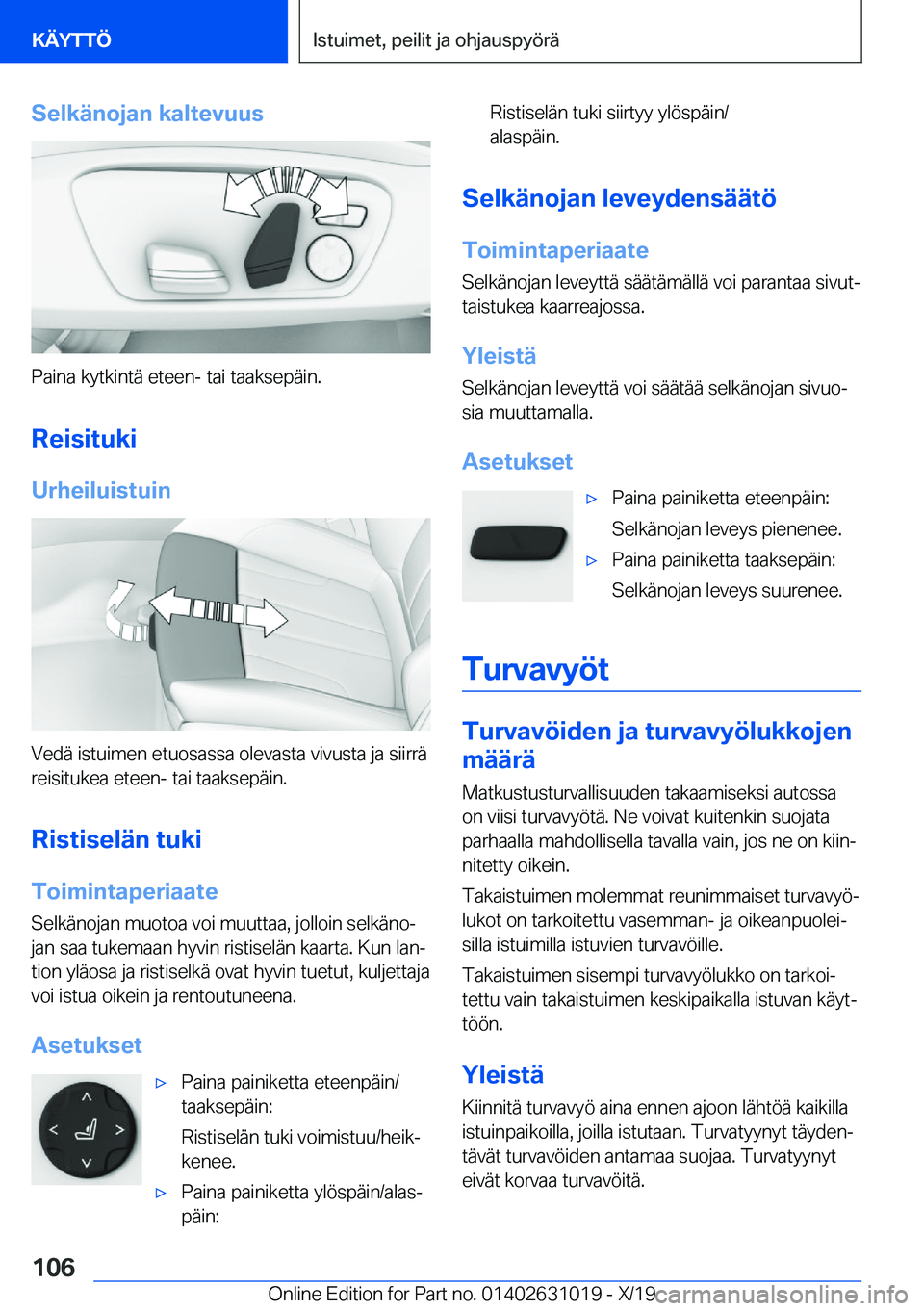 BMW 2 SERIES GRAN COUPE 2020  Omistajan Käsikirja (in Finnish) �S�e�l�k�