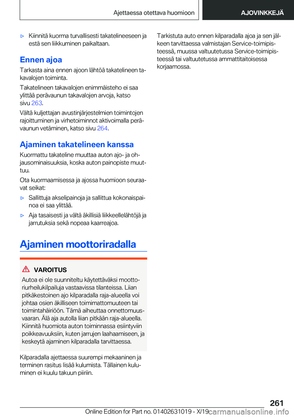BMW 2 SERIES GRAN COUPE 2020  Omistajan Käsikirja (in Finnish) 'x�K�i�i�n�n�i�t�