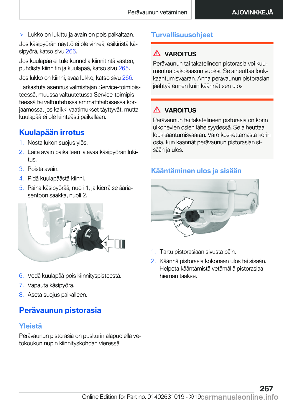 BMW 2 SERIES GRAN COUPE 2020  Omistajan Käsikirja (in Finnish) 'x�L�u�k�k�o��o�n��l�u�k�i�t�t�u��j�a��a�v�a�i�n��o�n��p�o�i�s��p�a�i�k�a�l�t�a�a�n�.
�J�o�s��k�