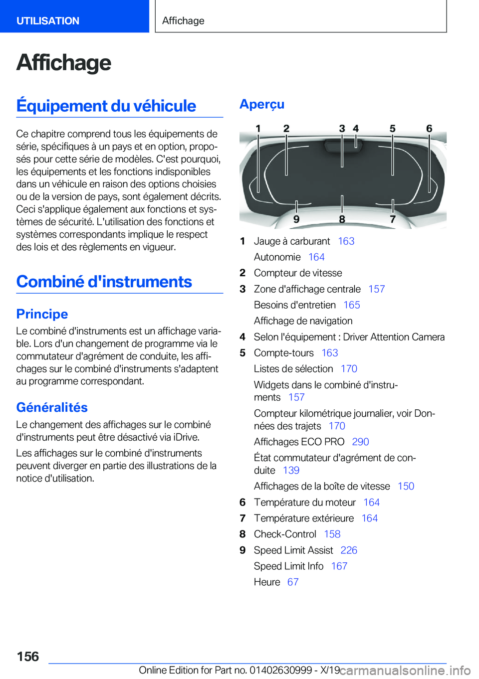 BMW 2 SERIES GRAN COUPE 2020  Notices Demploi (in French) �A�f�f�i�c�h�a�g�e�
