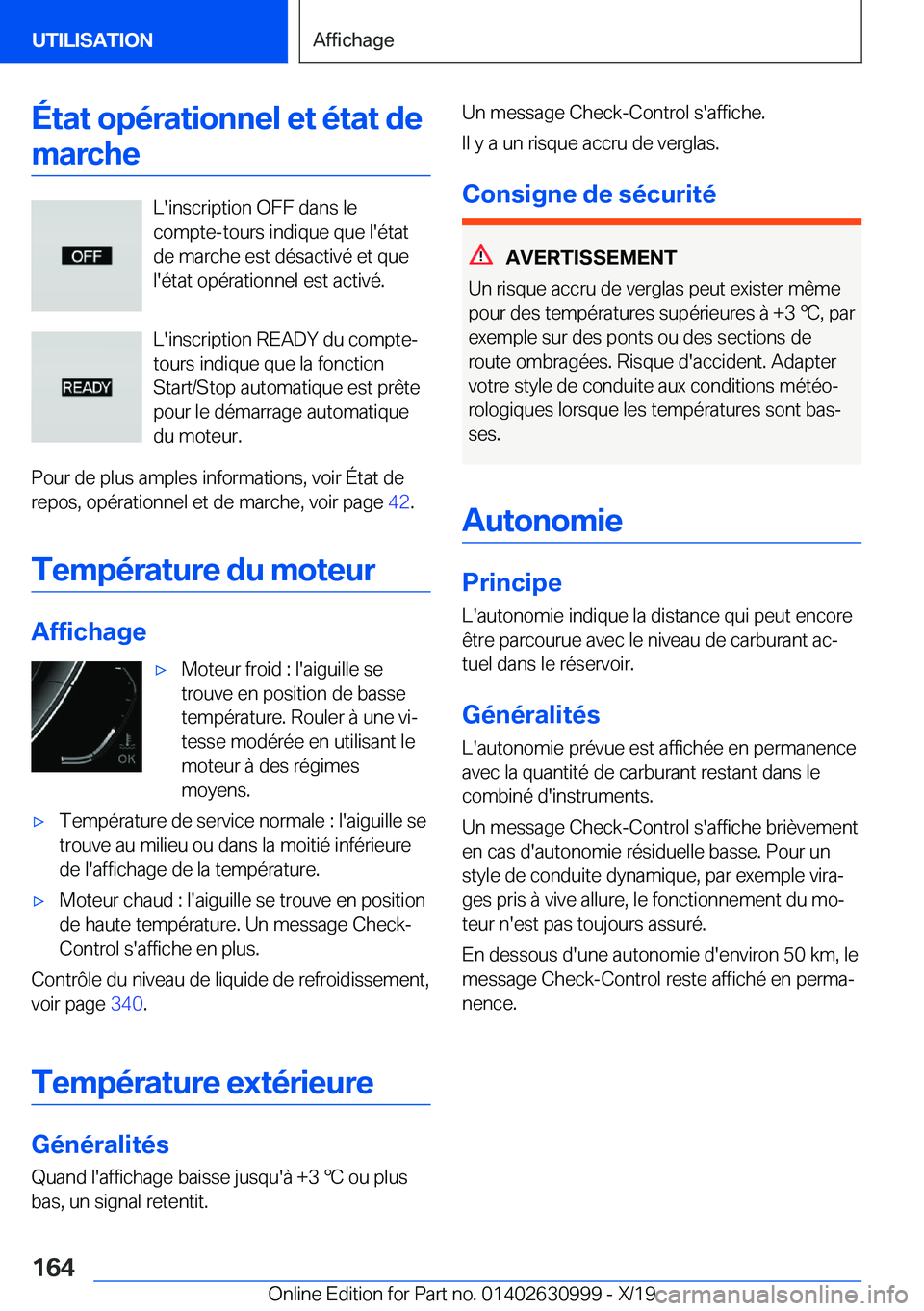 BMW 2 SERIES GRAN COUPE 2020  Notices Demploi (in French) �