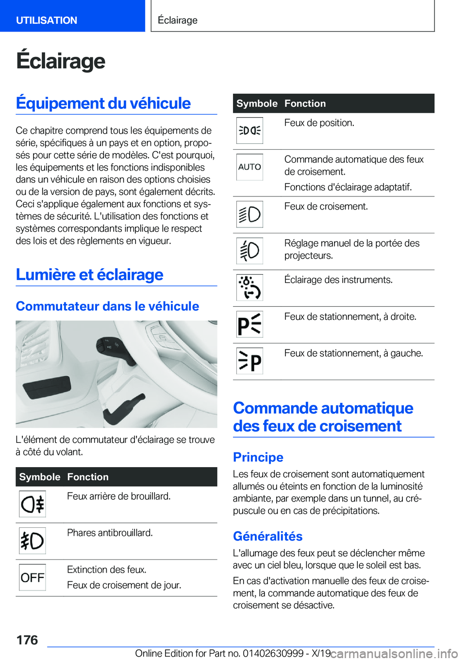 BMW 2 SERIES GRAN COUPE 2020  Notices Demploi (in French) �