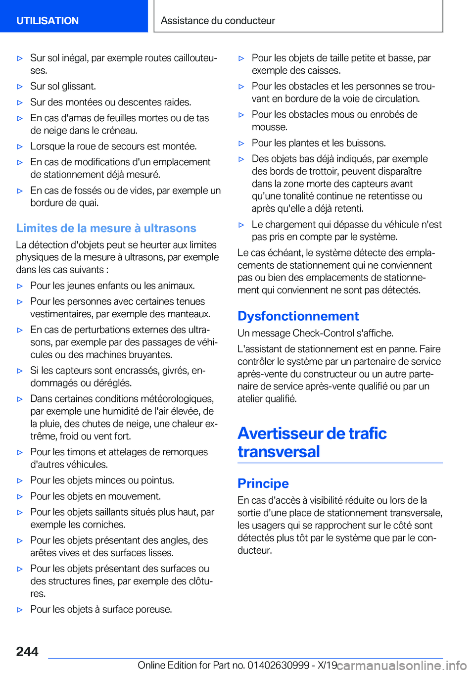 BMW 2 SERIES GRAN COUPE 2020  Notices Demploi (in French) 'x�S�u�r��s�o�l��i�n�é�g�a�l�,��p�a�r��e�x�e�m�p�l�e��r�o�u�t�e�s��c�a�i�l�l�o�u�t�e�uj
�s�e�s�.'x�S�u�r��s�o�l��g�l�i�s�s�a�n�t�.'x�S�u�r��d�e�s��m�o�n�t�é�e�s��o�u��d�e�s�