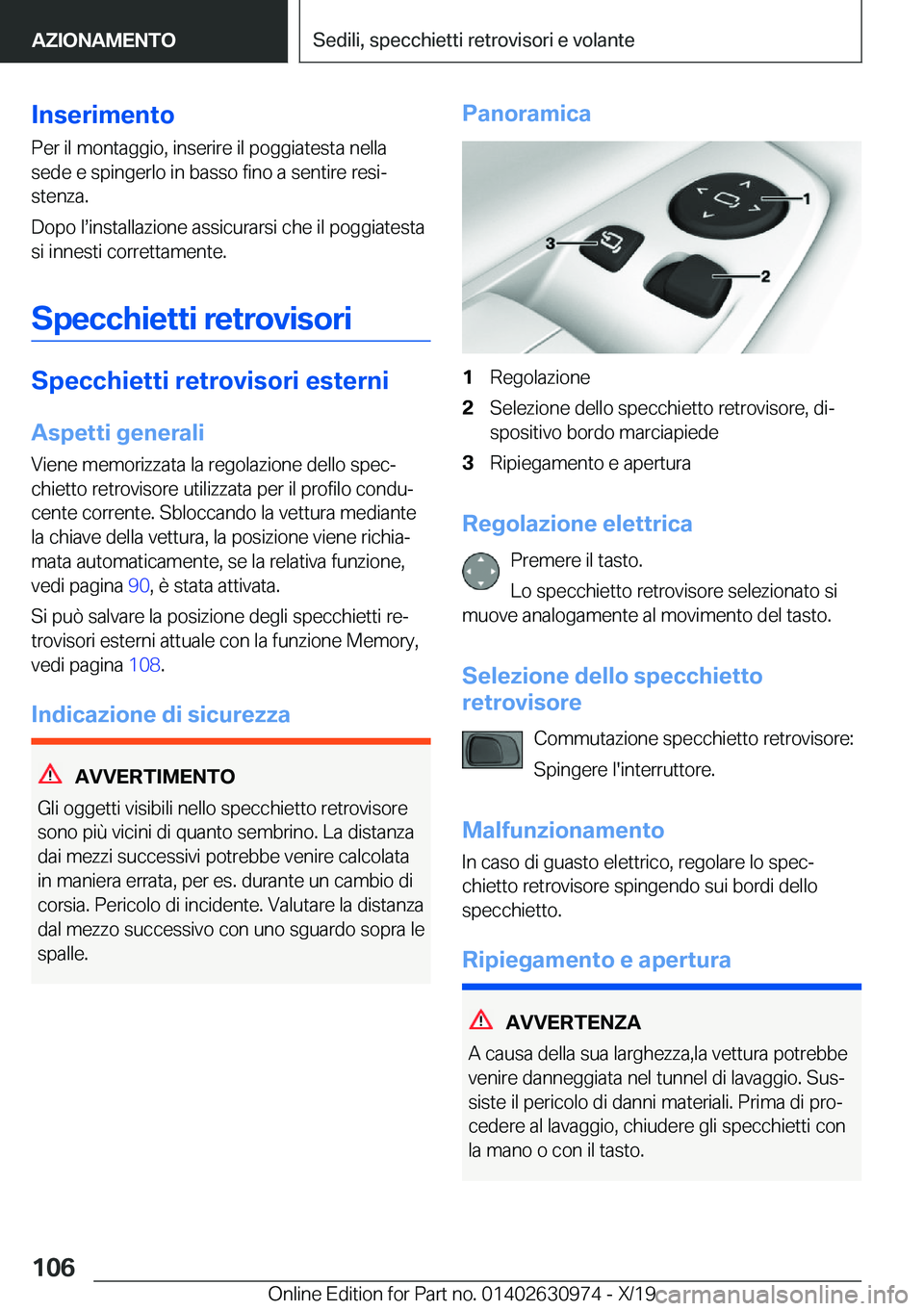 BMW 2 SERIES GRAN COUPE 2020  Libretti Di Uso E manutenzione (in Italian) �I�n�s�e�r�i�m�e�n�t�o�P�e�r��i�l��m�o�n�t�a�g�g�i�o�,��i�n�s�e�r�i�r�e��i�l��p�o�g�g�i�a�t�e�s�t�a��n�e�l�l�a
�s�e�d�e��e��s�p�i�n�g�e�r�l�o��i�n��b�a�s�s�o��f�i�n�o��a��s�e�n�t�i�r�e��