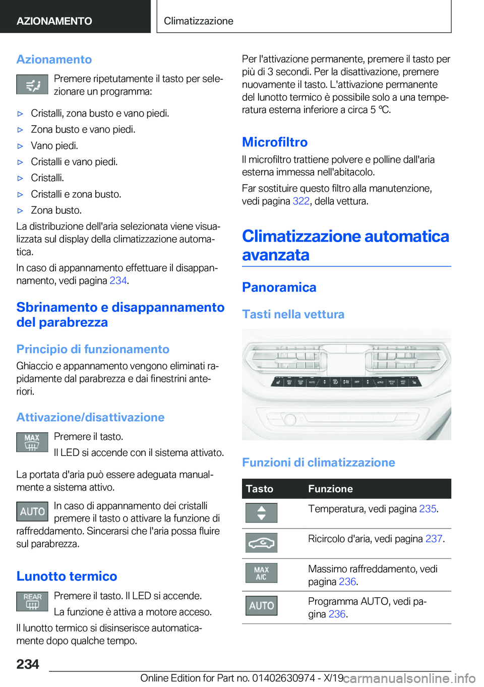 BMW 2 SERIES GRAN COUPE 2020  Libretti Di Uso E manutenzione (in Italian) �A�z�i�o�n�a�m�e�n�t�o�P�r�e�m�e�r�e��r�i�p�e�t�u�t�a�m�e�n�t�e��i�l��t�a�s�t�o��p�e�r��s�e�l�eª�z�i�o�n�a�r�e��u�n��p�r�o�g�r�a�m�m�a�:'x�C�r�i�s�t�a�l�l�i�,��z�o�n�a��b�u�s�t�o��e��