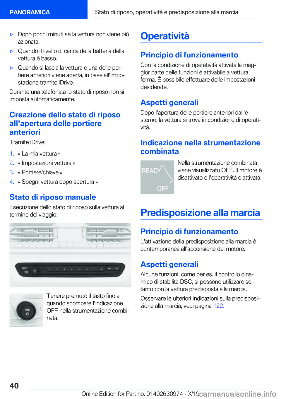 BMW 2 SERIES GRAN COUPE 2020  Libretti Di Uso E manutenzione (in Italian) 'x�D�o�p�o��p�o�c�h�i��m�i�n�u�t�i��s�e��l�a��v�e�t�t�u�r�a��n�o�n��v�i�e�n�e��p�i�