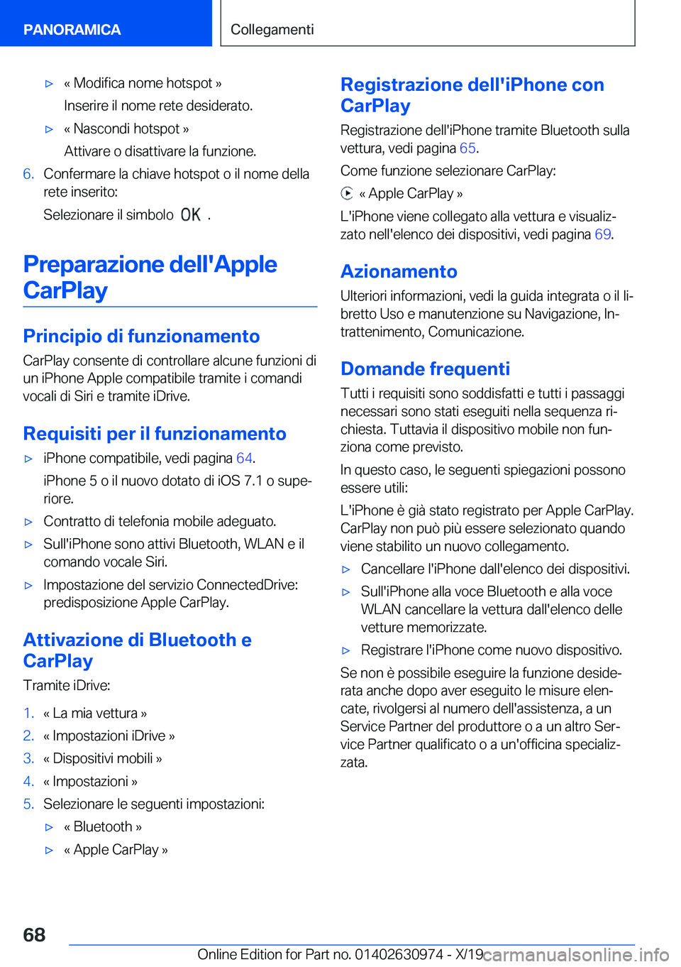BMW 2 SERIES GRAN COUPE 2020  Libretti Di Uso E manutenzione (in Italian) 'x�«��M�o�d�i�f�i�c�a��n�o�m�e��h�o�t�s�p�o�t��{
�I�n�s�e�r�i�r�e��i�l��n�o�m�e��r�e�t�e��d�e�s�i�d�e�r�a�t�o�.'x�«��N�a�s�c�o�n�d�i��h�o�t�s�p�o�t��{
�A�t�t�i�v�a�r�e��o��d�i�s
