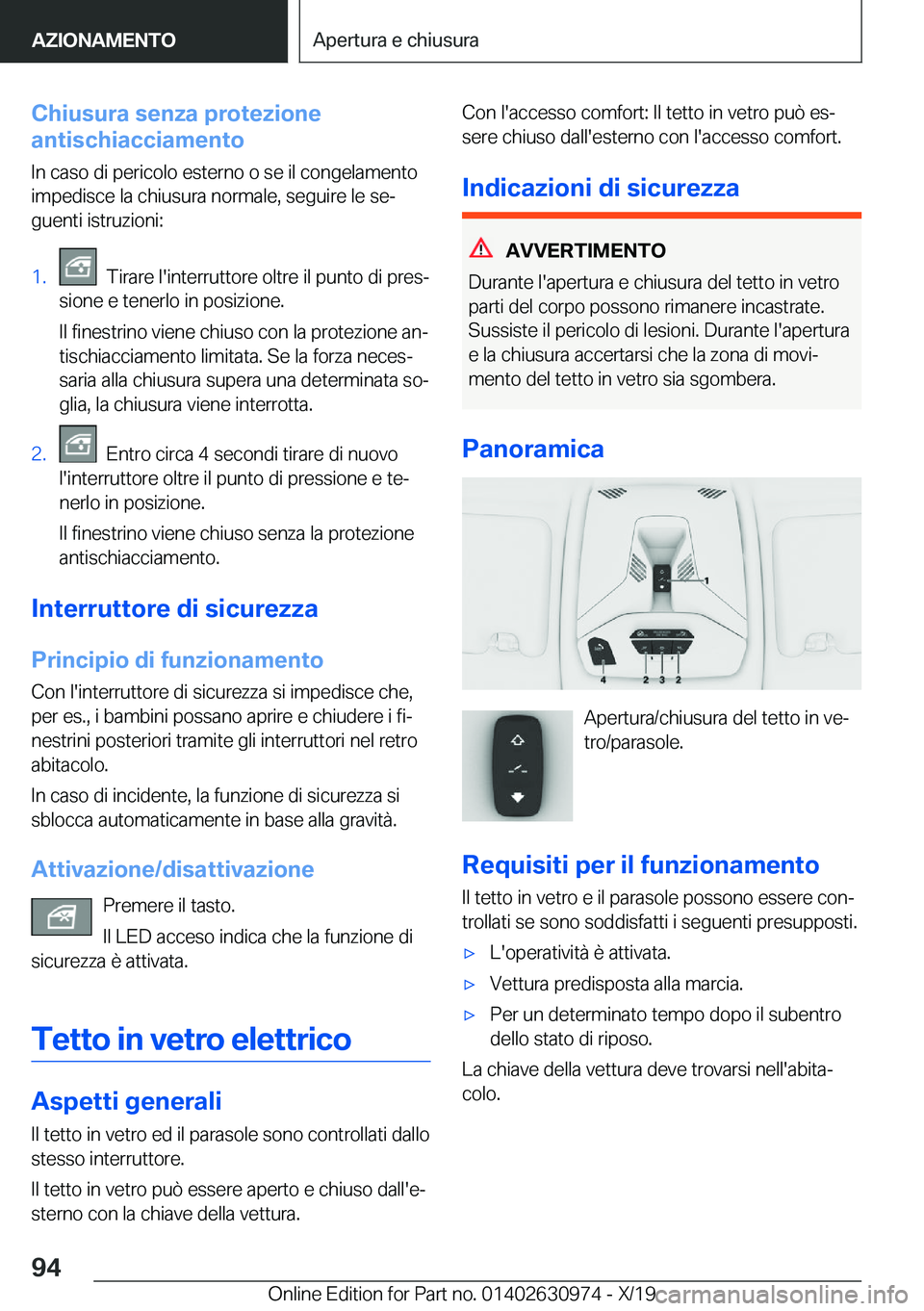 BMW 2 SERIES GRAN COUPE 2020  Libretti Di Uso E manutenzione (in Italian) �C�h�i�u�s�u�r�a��s�e�n�z�a��p�r�o�t�e�z�i�o�n�e
�a�n�t�i�s�c�h�i�a�c�c�i�a�m�e�n�t�o
�I�n��c�a�s�o��d�i��p�e�r�i�c�o�l�o��e�s�t�e�r�n�o��o��s�e��i�l��c�o�n�g�e�l�a�m�e�n�t�o
�i�m�p�e�d�i�s�