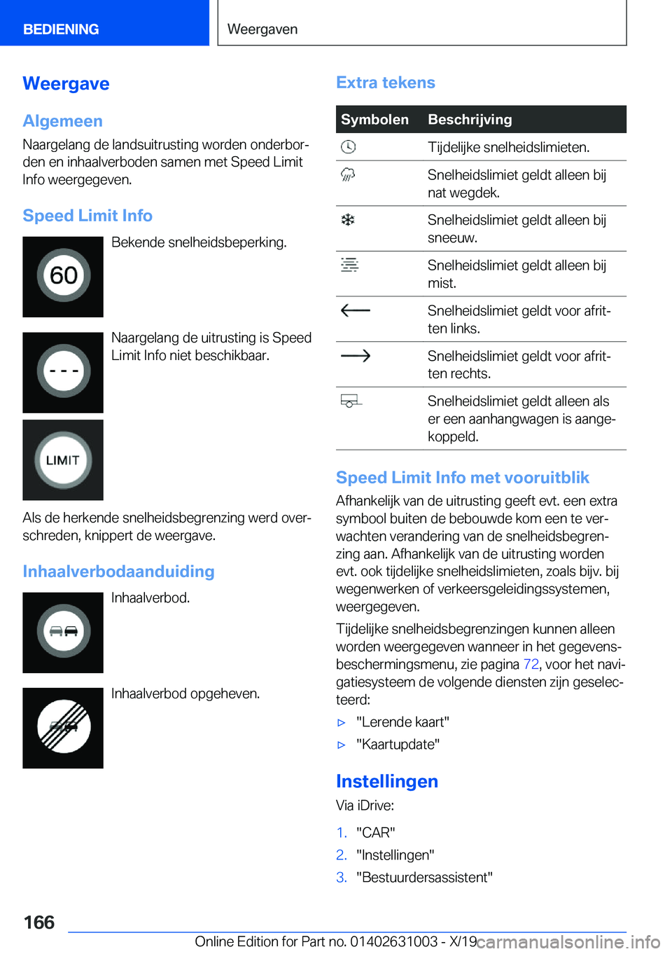 BMW 2 SERIES GRAN COUPE 2020  Instructieboekjes (in Dutch) �W�e�e�r�g�a�v�e�A�l�g�e�m�e�e�n
�N�a�a�r�g�e�l�a�n�g��d�e��l�a�n�d�s�u�i�t�r�u�s�t�i�n�g��w�o�r�d�e�n��o�n�d�e�r�b�o�rj �d�e�n��e�n��i�n�h�a�a�l�v�e�r�b�o�d�e�n��s�a�m�e�n��m�e�t��S�p�e�e�d