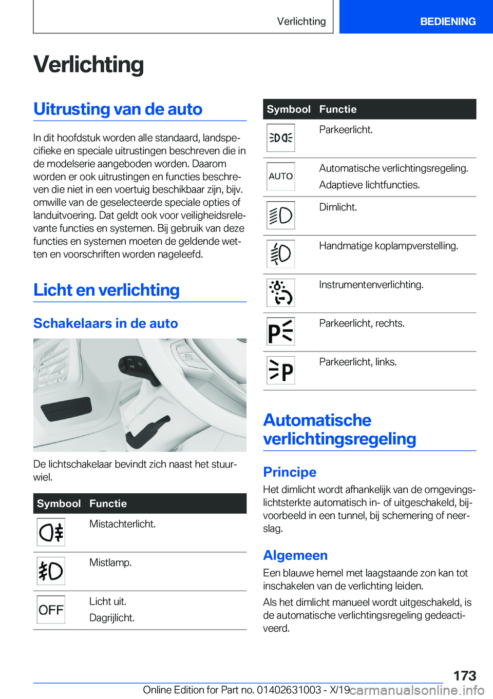 BMW 2 SERIES GRAN COUPE 2020  Instructieboekjes (in Dutch) �V�e�r�l�i�c�h�t�i�n�g�U�i�t�r�u�s�t�i�n�g��v�a�n��d�e��a�u�t�o
�I�n��d�i�t��h�o�o�f�d�s�t�u�k��w�o�r�d�e�n��a�l�l�e��s�t�a�n�d�a�a�r�d�,��l�a�n�d�s�p�ej�c�i�f�i�e�k�e��e�n��s�p�e�c�i�a�l�
