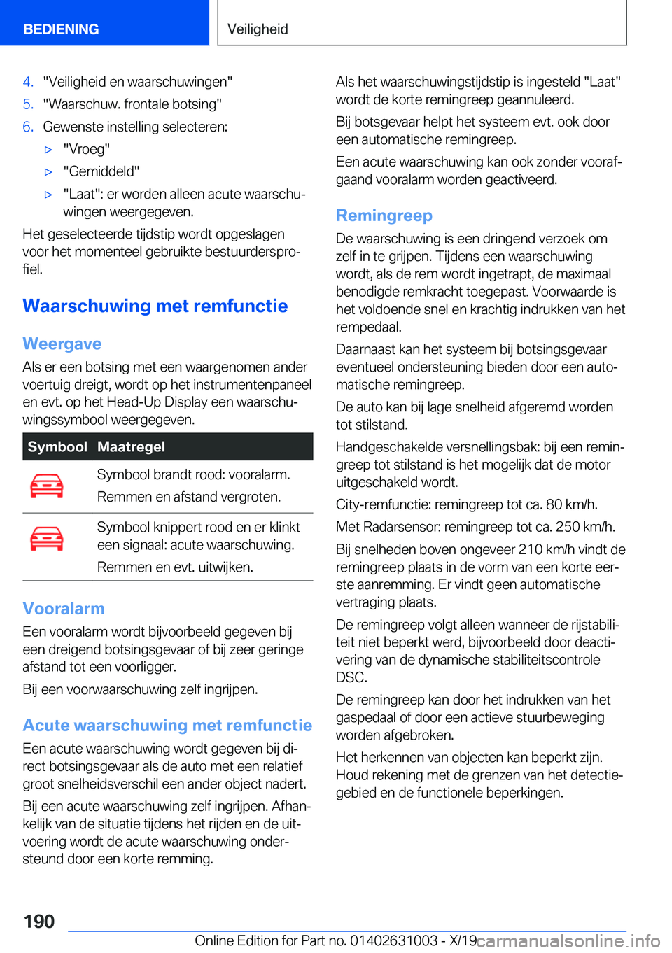 BMW 2 SERIES GRAN COUPE 2020  Instructieboekjes (in Dutch) �4�.��V�e�i�l�i�g�h�e�i�d��e�n��w�a�a�r�s�c�h�u�w�i�n�g�e�n��5�.��W�a�a�r�s�c�h�u�w�.��f�r�o�n�t�a�l�e��b�o�t�s�i�n�g��6�.�G�e�w�e�n�s�t�e��i�n�s�t�e�l�l�i�n�g��s�e�l�e�c�t�e�r�e�n�:'x�