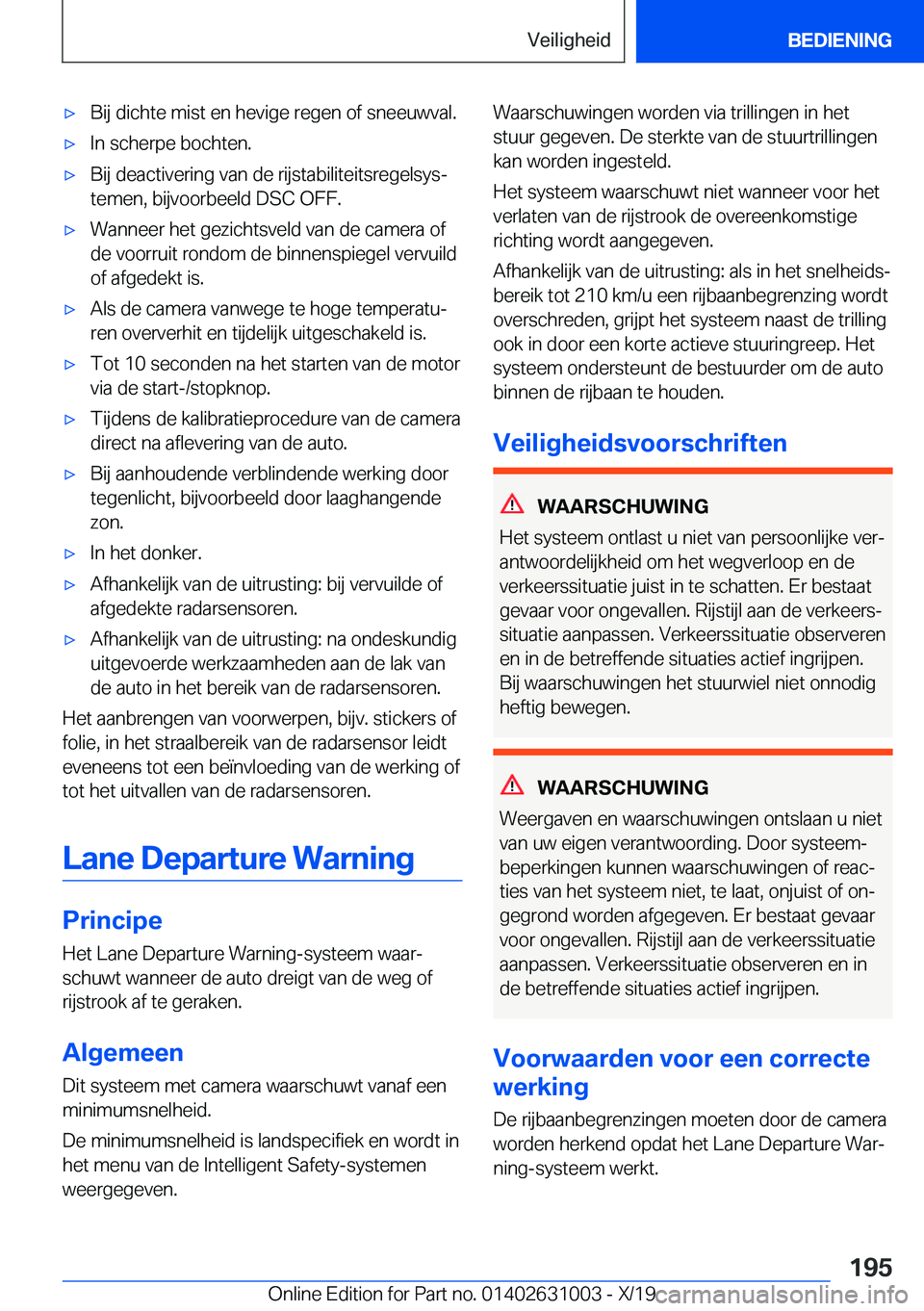 BMW 2 SERIES GRAN COUPE 2020  Instructieboekjes (in Dutch) 'x�B�i�j��d�i�c�h�t�e��m�i�s�t��e�n��h�e�v�i�g�e��r�e�g�e�n��o�f��s�n�e�e�u�w�v�a�l�.'x�I�n��s�c�h�e�r�p�e��b�o�c�h�t�e�n�.'x�B�i�j��d�e�a�c�t�i�v�e�r�i�n�g��v�a�n��d�e��r�i�j