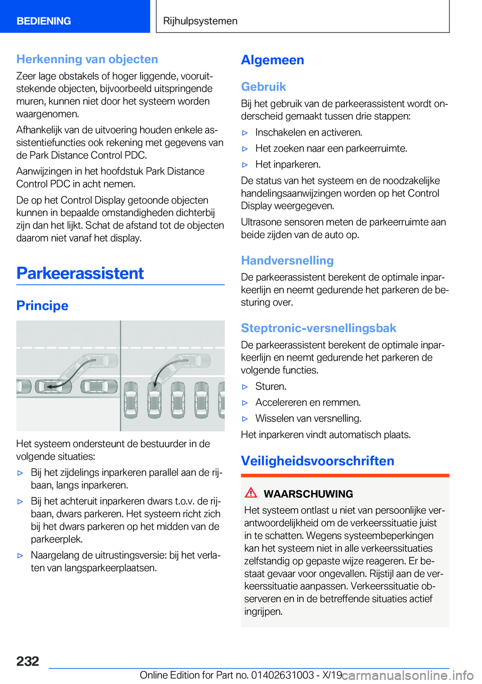 BMW 2 SERIES GRAN COUPE 2020  Instructieboekjes (in Dutch) �H�e�r�k�e�n�n�i�n�g��v�a�n��o�b�j�e�c�t�e�n
�Z�e�e�r��l�a�g�e��o�b�s�t�a�k�e�l�s��o�f��h�o�g�e�r��l�i�g�g�e�n�d�e�,��v�o�o�r�u�i�tj
�s�t�e�k�e�n�d�e��o�b�j�e�c�t�e�n�,��b�i�j�v�o�o�r�b�e�e