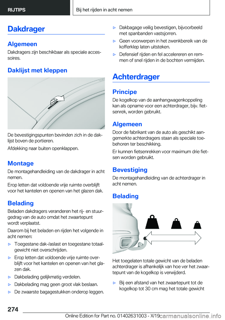 BMW 2 SERIES GRAN COUPE 2020  Instructieboekjes (in Dutch) �D�a�k�d�r�a�g�e�r
�A�l�g�e�m�e�e�n
�D�a�k�d�r�a�g�e�r�s��z�i�j�n��b�e�s�c�h�i�k�b�a�a�r��a�l�s��s�p�e�c�i�a�l�e��a�c�c�e�sj �s�o�i�r�e�s�.
�D�a�k�l�i�j�s�t��m�e�t��k�l�e�p�p�e�n
�D�e��b�e�v�