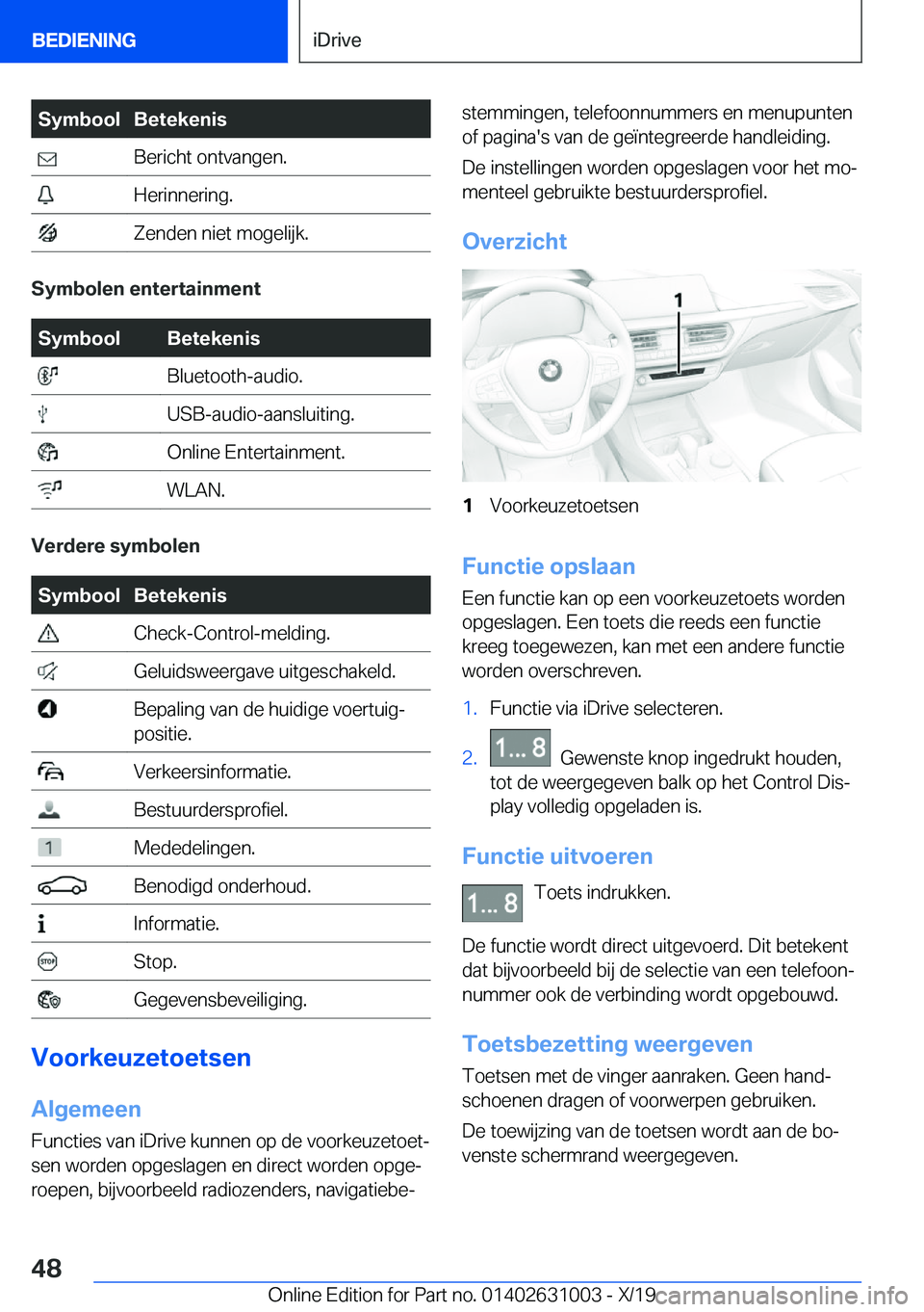 BMW 2 SERIES GRAN COUPE 2020  Instructieboekjes (in Dutch) �S�y�m�b�o�o�l�B�e�t�e�k�e�n�i�s��B�e�r�i�c�h�t��o�n�t�v�a�n�g�e�n�.��H�e�r�i�n�n�e�r�i�n�g�.��Z�e�n�d�e�n��n�i�e�t��m�o�g�e�l�i�j�k�.
�S�y�m�b�o�l�e�n��e�n�t�e�r�t�a�i�n�m�e�n�t
�S�y�m�b�o�o�l