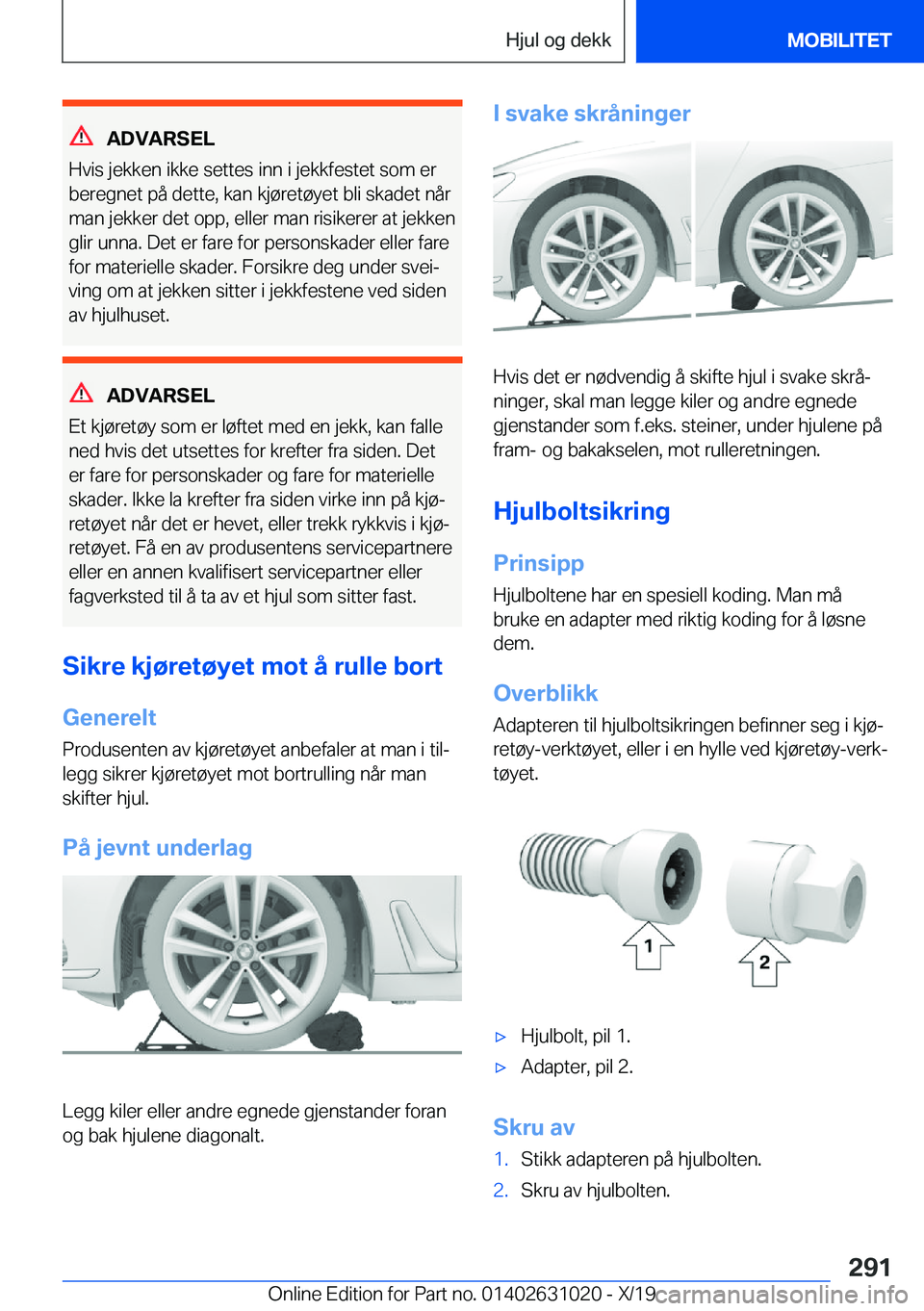BMW 2 SERIES GRAN COUPE 2020  InstruksjonsbØker (in Norwegian) �A�D�V�A�R�S�E�L
�H�v�i�s��j�e�k�k�e�n��i�k�k�e��s�e�t�t�e�s��i�n�n��i��j�e�k�k�f�e�s�t�e�t��s�o�m��e�r
�b�e�r�e�g�n�e�t��p�å��d�e�t�t�e�,��k�a�n��k�j�