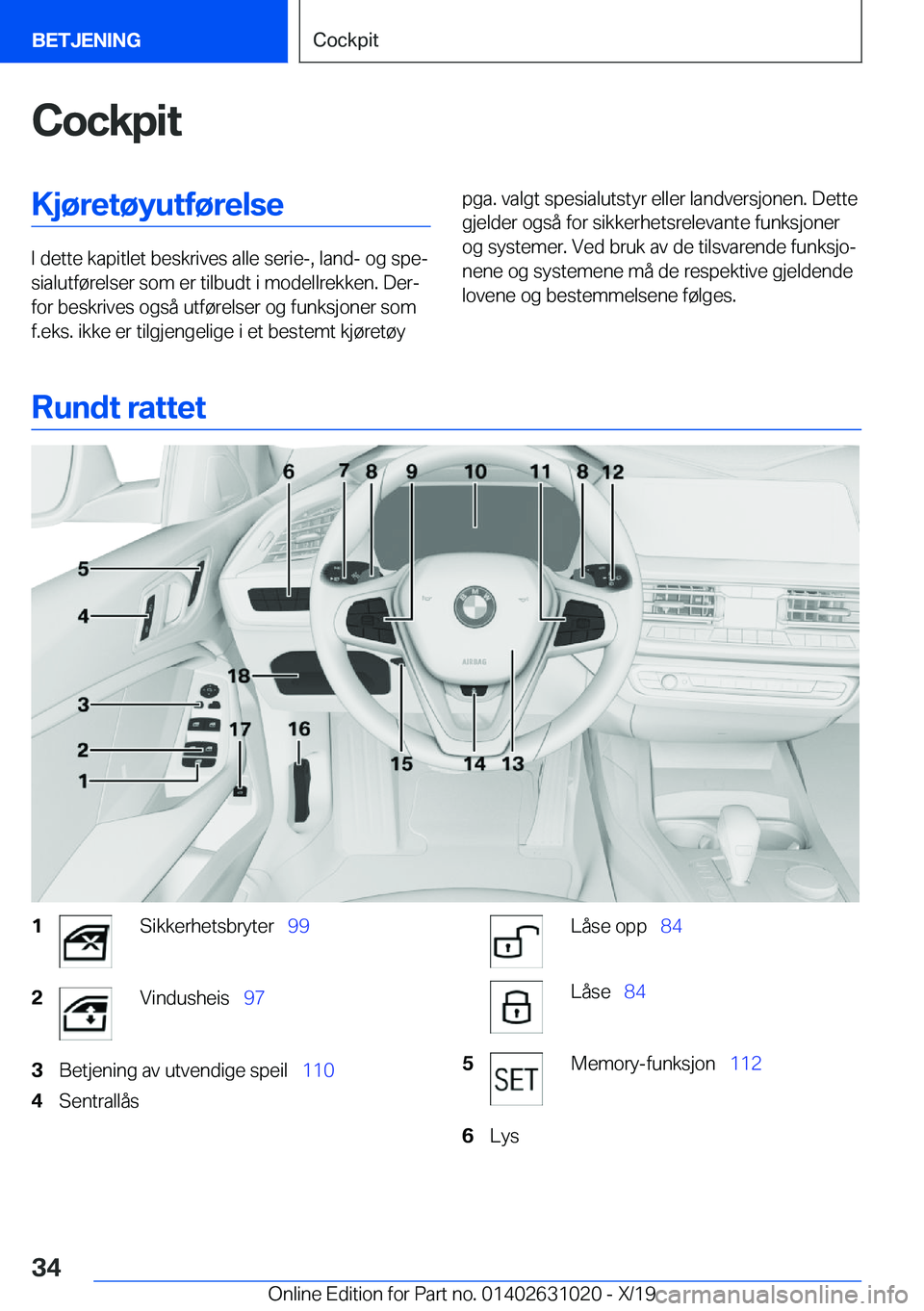 BMW 2 SERIES GRAN COUPE 2020  InstruksjonsbØker (in Norwegian) �C�o�c�k�p�i�t�K�j�