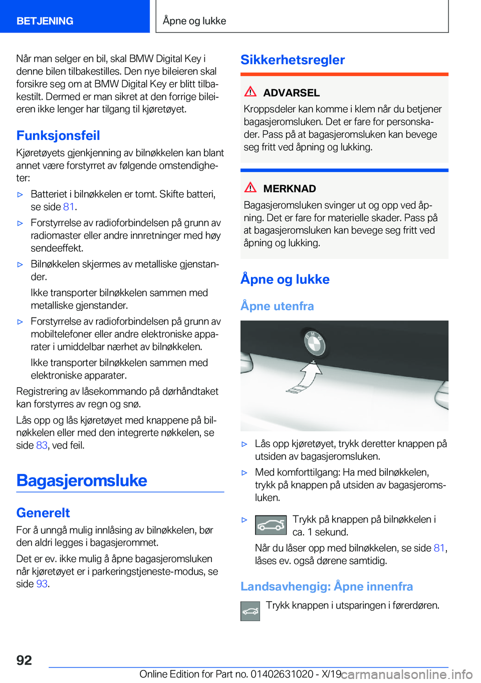 BMW 2 SERIES GRAN COUPE 2020  InstruksjonsbØker (in Norwegian) �N�å�r��m�a�n��s�e�l�g�e�r��e�n��b�i�l�,��s�k�a�l��B�M�W��D�i�g�i�t�a�l��K�e�y��i�d�e�n�n�e��b�i�l�e�n��t�i�l�b�a�k�e�s�t�i�l�l�e�s�.��D�e�n��n�y�e��b�i�l�e�i�e�r�e�n��s�k�a�l
�f�o�r�s