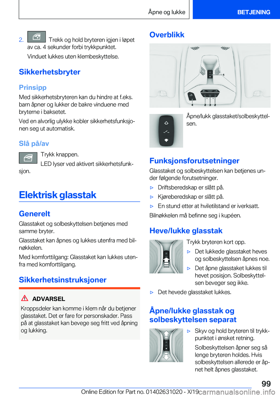BMW 2 SERIES GRAN COUPE 2020  InstruksjonsbØker (in Norwegian) �2�.���T�r�e�k�k��o�g��h�o�l�d��b�r�y�t�e�r�e�n��i�g�j�e�n��i��l�
