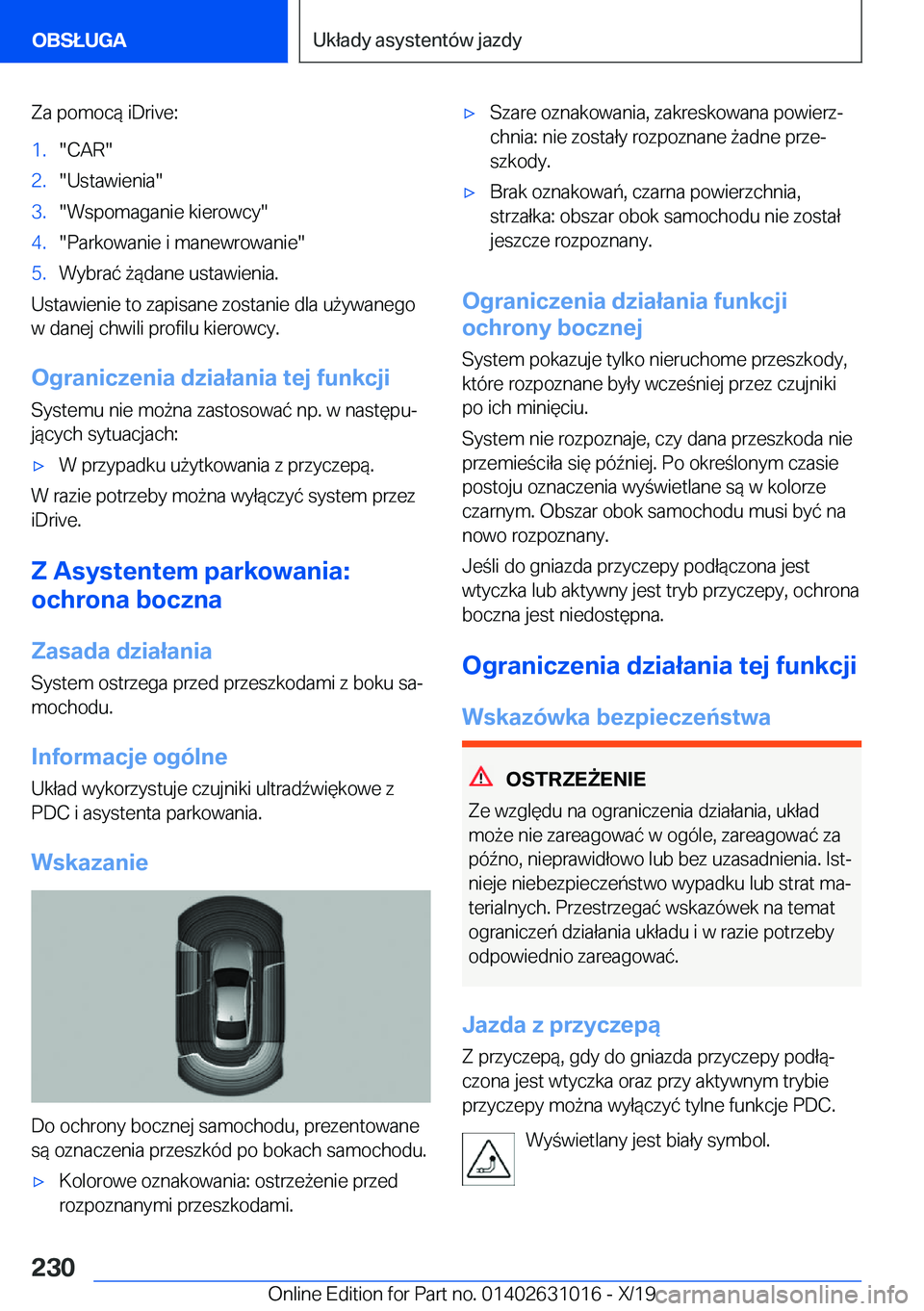 BMW 2 SERIES GRAN COUPE 2020  Instrukcja obsługi (in Polish) �Z�a��p�o�m�o�c�