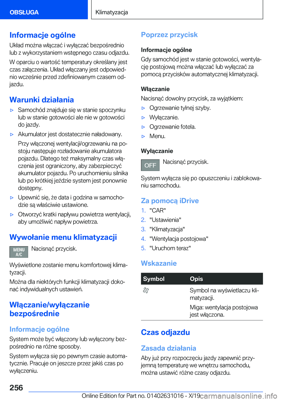 BMW 2 SERIES GRAN COUPE 2020  Instrukcja obsługi (in Polish) �I�n�f�o�r�m�a�c�j�e��o�g�