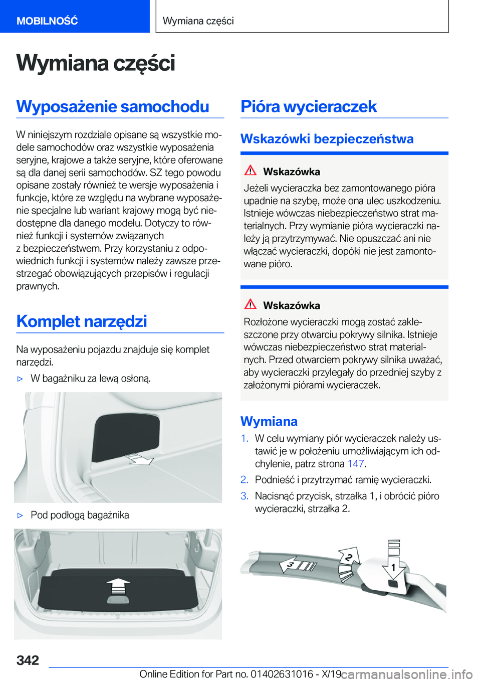 BMW 2 SERIES GRAN COUPE 2020  Instrukcja obsługi (in Polish) �W�y�m�i�a�n�a��c�z�