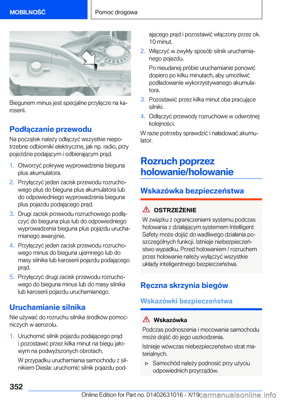 BMW 2 SERIES GRAN COUPE 2020  Instrukcja obsługi (in Polish) �B�i�e�g�u�n�e�m��m�i�n�u�s��j�e�s�t��s�p�e�c�j�a�l�n�e��p�r�z�y�ł�