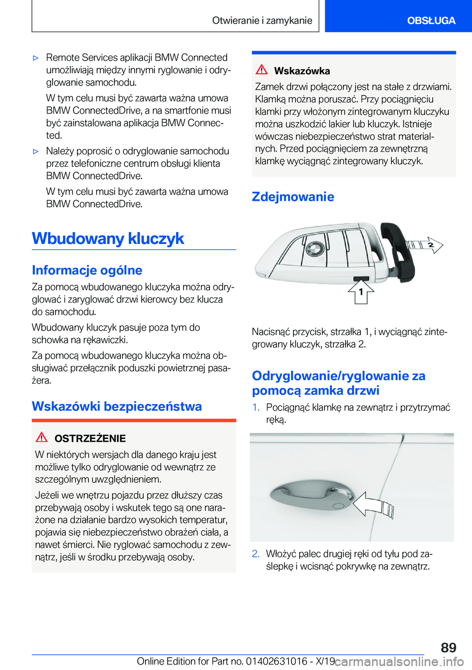 BMW 2 SERIES GRAN COUPE 2020  Instrukcja obsługi (in Polish) 'x�R�e�m�o�t�e��S�e�r�v�i�c�e�s��a�p�l�i�k�a�c�j�i��B�M�W��C�o�n�n�e�c�t�e�d�u�m�o9�l�i�w�i�a�j�