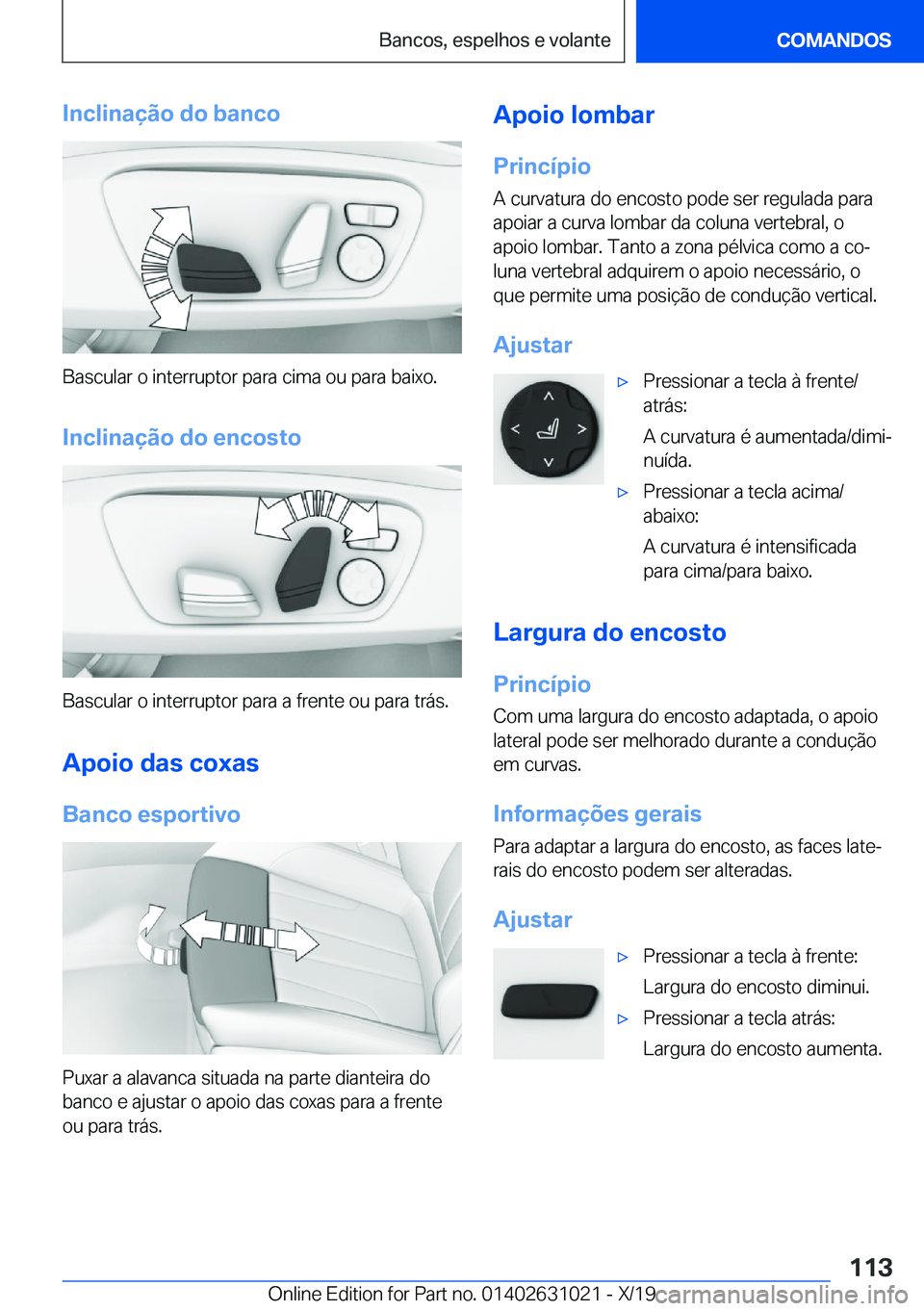 BMW 2 SERIES GRAN COUPE 2020  Manual do condutor (in Portuguese) �I�n�c�l�i�n�a�