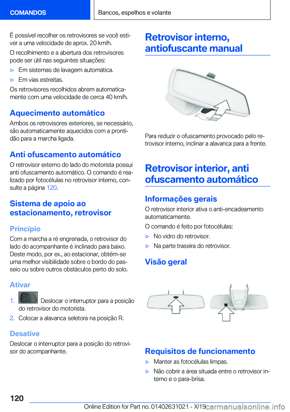 BMW 2 SERIES GRAN COUPE 2020  Manual do condutor (in Portuguese) �