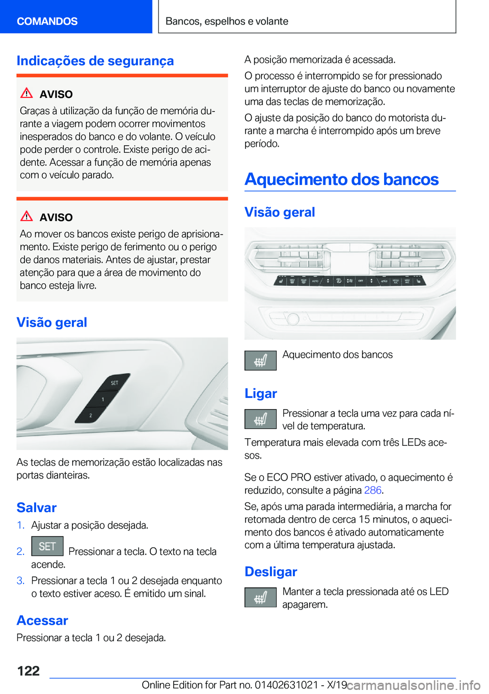 BMW 2 SERIES GRAN COUPE 2020  Manual do condutor (in Portuguese) �I�n�d�i�c�a�