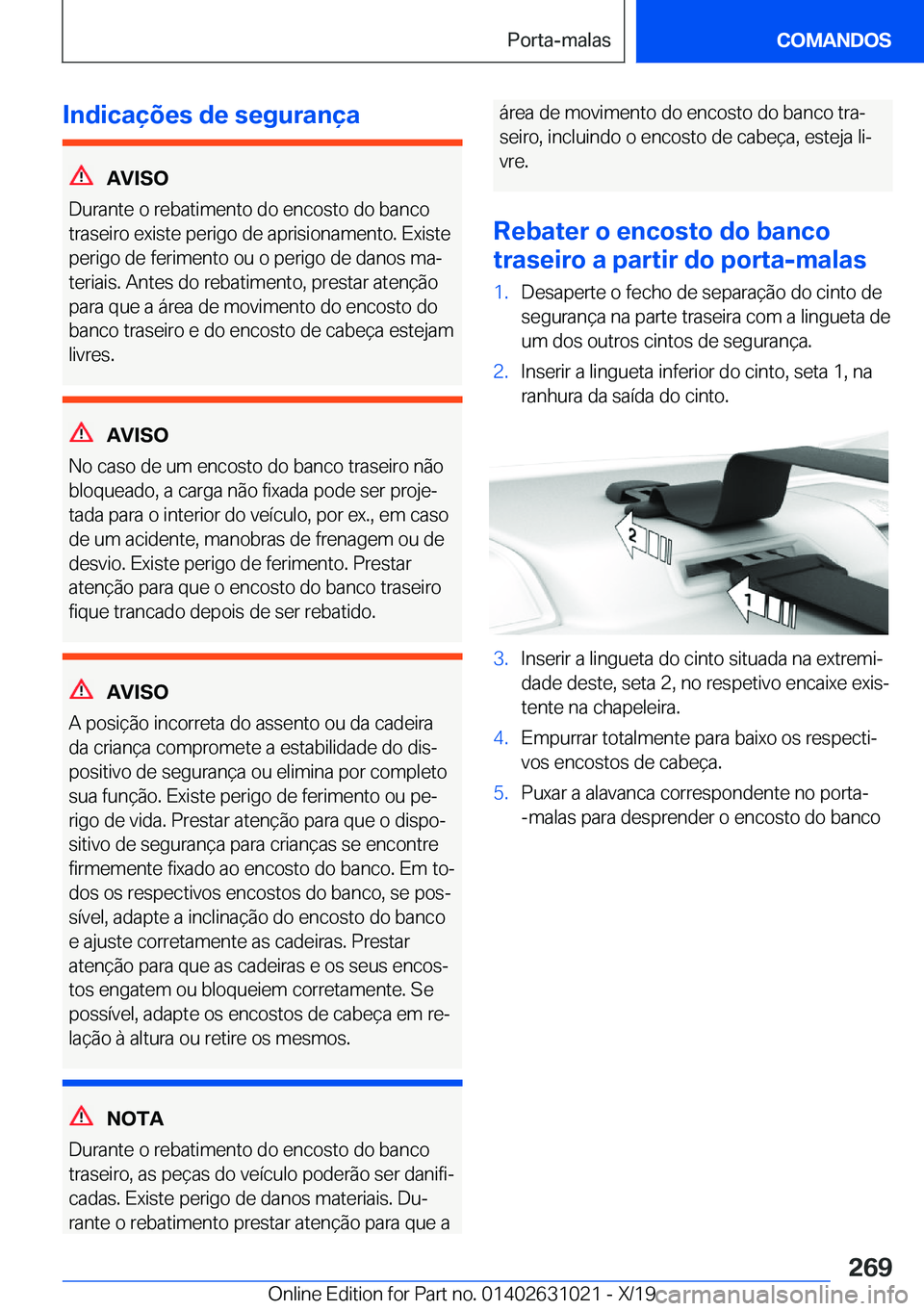 BMW 2 SERIES GRAN COUPE 2020  Manual do condutor (in Portuguese) �I�n�d�i�c�a�