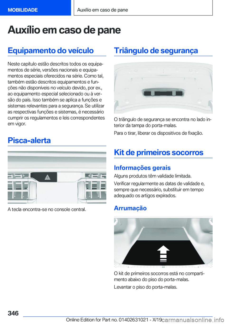 BMW 2 SERIES GRAN COUPE 2020  Manual do condutor (in Portuguese) �A�u�x�