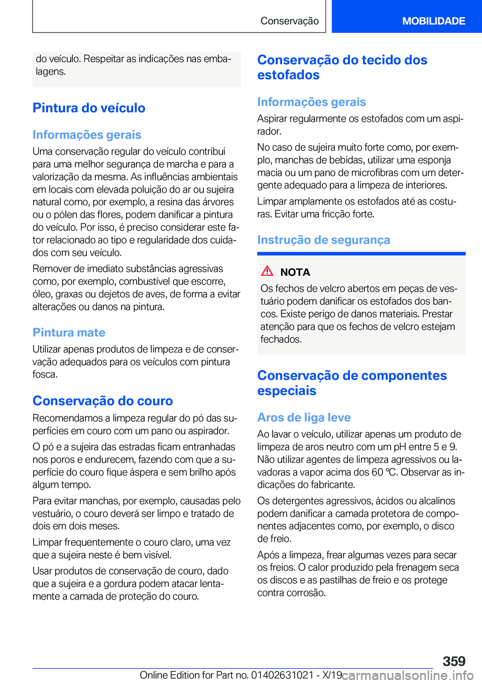 BMW 2 SERIES GRAN COUPE 2020  Manual do condutor (in Portuguese) �d�o��v�e�