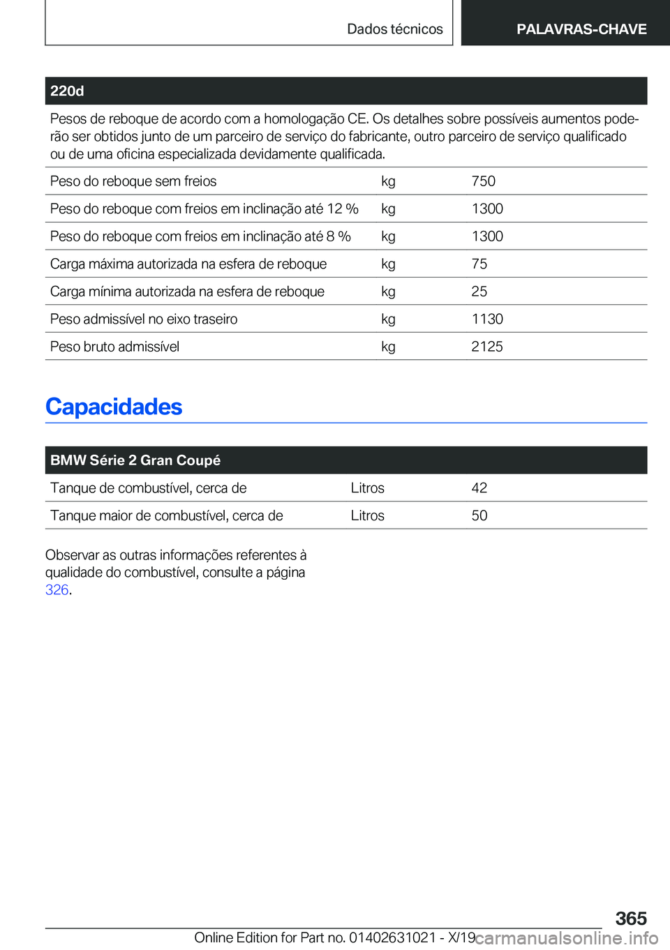 BMW 2 SERIES GRAN COUPE 2020  Manual do condutor (in Portuguese) �2�2�0�d�P�e�s�o�s��d�e��r�e�b�o�q�u�e��d�e��a�c�o�r�d�o��c�o�m��a��h�o�m�o�l�o�g�a�