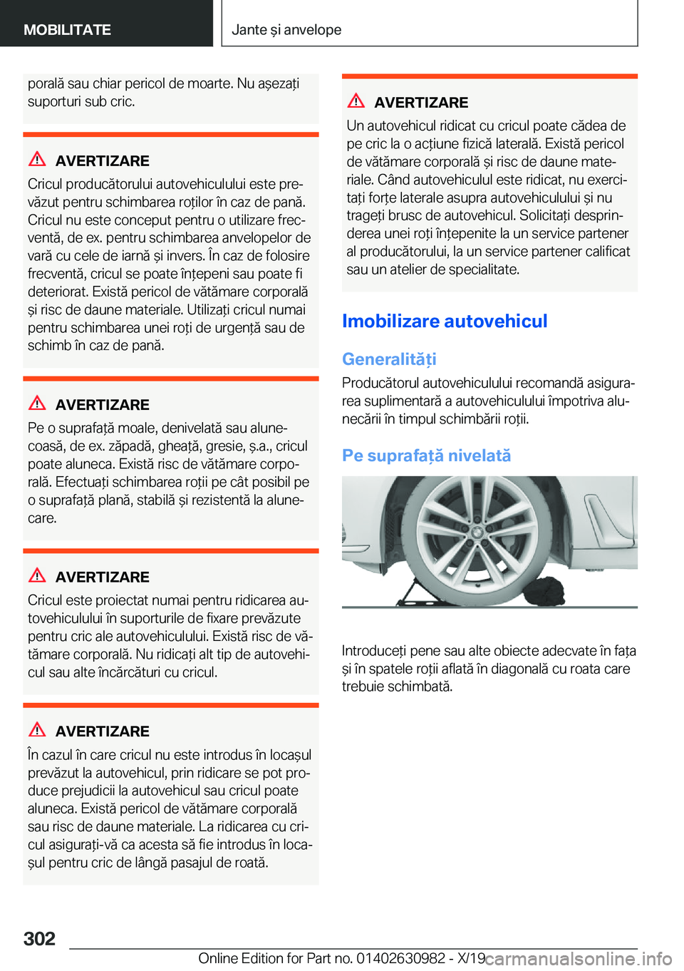 BMW 2 SERIES GRAN COUPE 2020  Ghiduri De Utilizare (in Romanian) �p�o�r�a�l�