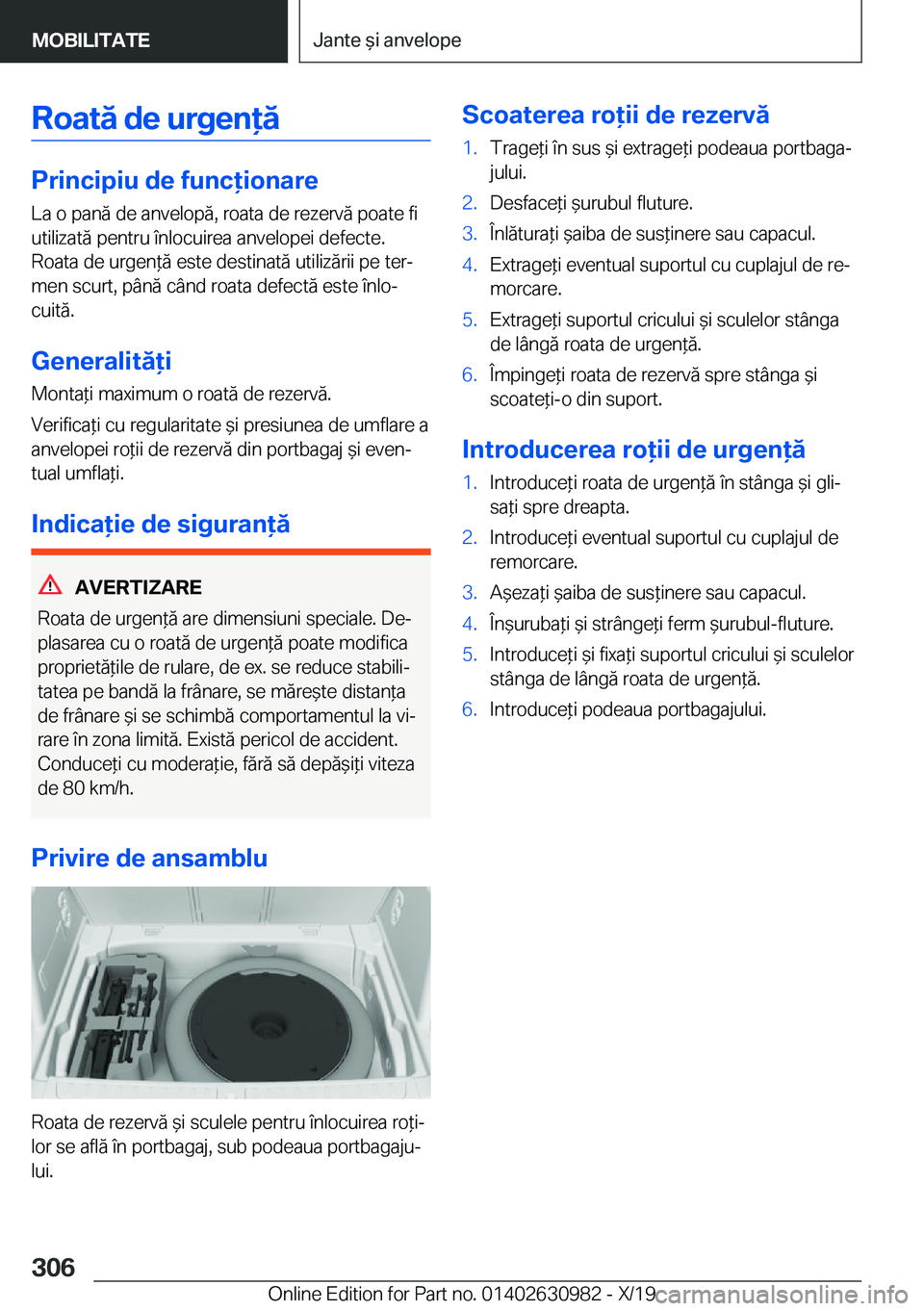 BMW 2 SERIES GRAN COUPE 2020  Ghiduri De Utilizare (in Romanian) �R�o�a�t�